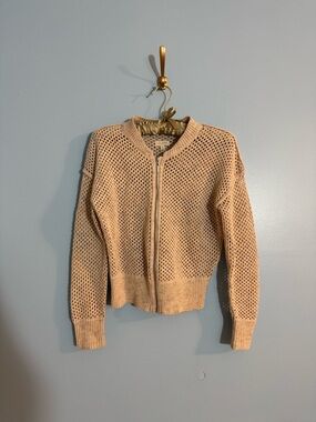Pilcro by anthropologie knitted zip up sweater size XS